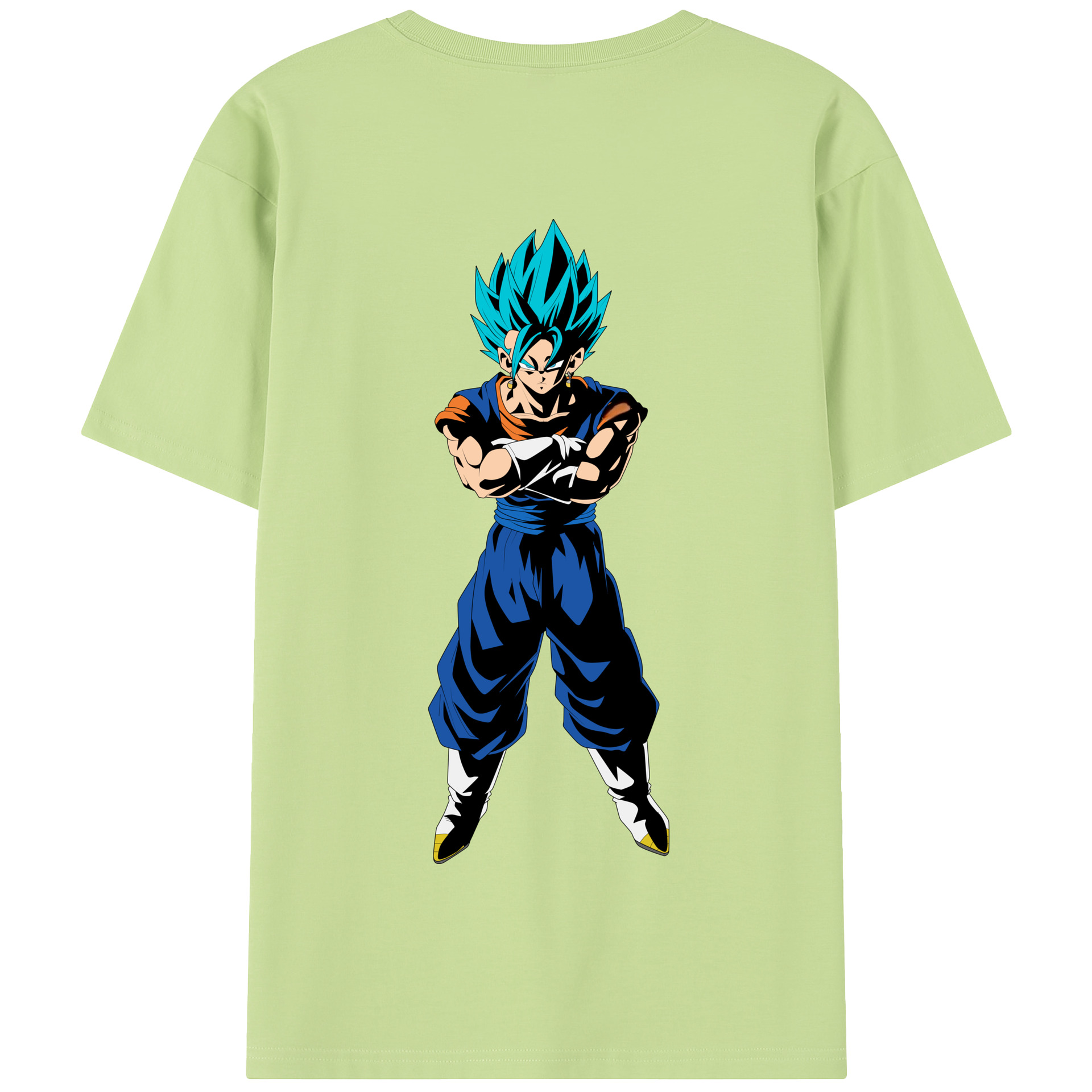 （画像用） ドラゴンボール ベジット DRAGON BALL Vegetto 綿100％半袖Tシャツ（背面プリント）